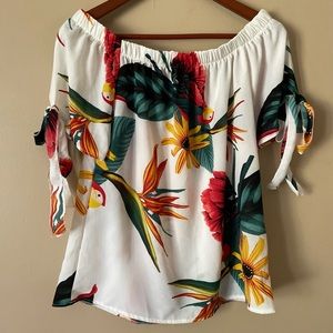 Summer Bow Sleeve Top